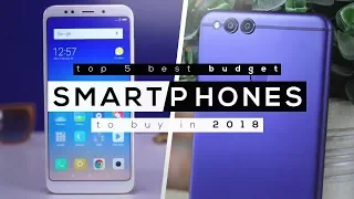 Top 5 Best Budget Smartphones To Buy In 2018! - Great Value Phones!