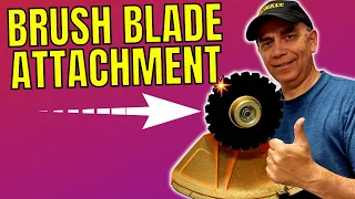 Stihl Trimmer Brush Blade Installation | EASY Attachment