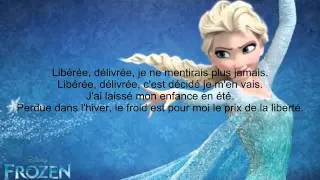 Frozen Let it go French lyrics