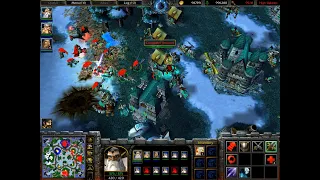 Warcraft 3 Frost V1 Map Insane Enemy 1 vs 3 Random