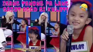 Sing bilis ng kidlat ang sagot ni Kulot dito at si inang nya ang napagdiskitahan || Isip Bata 2023