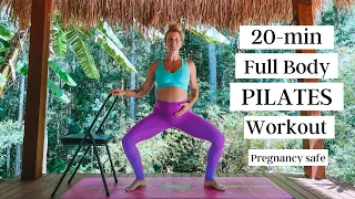 20-min PILATES FULL BODY Workout | Prenatal Pilates (Pregnancy Safe)... Ashley Freeman