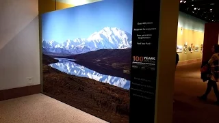 100 Years of America's National Park Service exhibit at the Smithsonian Museum of Natural History