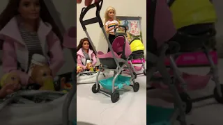Barbie baby with stroller