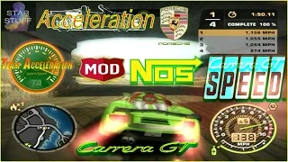 Porsche Carrera GT 💨Full Nitrous Mod in Need for Speed Most Wanted 🏎 Most Wanted Mod Game play