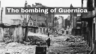 26th April 1937: Guernica experiences large scale bombing during the Spanish Civil War