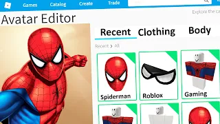 MAKING SPIDERMAN a ROBLOX ACCOUNT