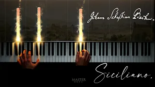 Siciliano from Flute Sonata No.2 BWV 1031 - J.S BACH. Piano