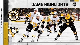 Bruins @ Penguins 4/21 | NHL Highlights 2022