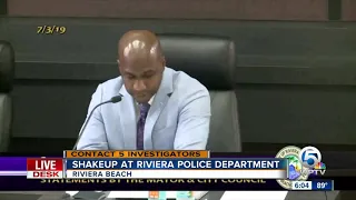 Riviera Beach’s interim police chief has been removed from position