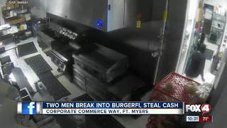 Two men break into restaurant using inside information