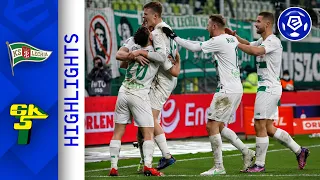 Pewne zwycięstwo Gdańszczan | Lechia - Górnik Ł.  | SKRÓT | Ekstraklasa 2021/22 | 26. kolejka