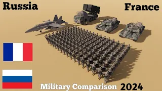 Russia vs France 🇷🇺🇫🇷 Military Power 2024 | France vs Russia Army Power 2024 | Military Power
