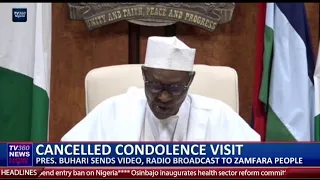 Cancelled condolence visit: President Buhari sends video, radio broadcast to Zamfara people