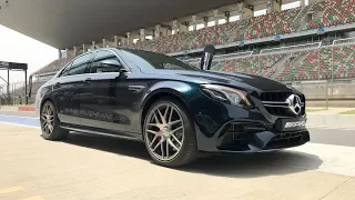 Mercedes AMG E63S Race Track Drive - 0-100, Top Speed
