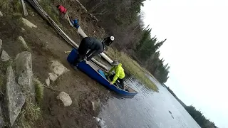 Canoing 60km in 2 days, part 2. petewawa river, brook trout fishing trip, algonquin park