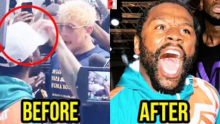 Jake Paul TROLLING Floyd Mayweather | COMPILATION