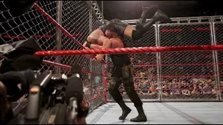 Braun Strowman Vs Big Show Steel Cage Match RAW 9 4 17   WWE RAW 4 September 2017