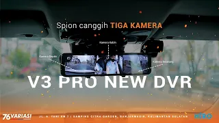 SPION CANGGIH 3 KAMERA BUAT MOBIL II DR.CAM + VISION 3 PRO