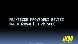 Revize prodlužovacích přívodů