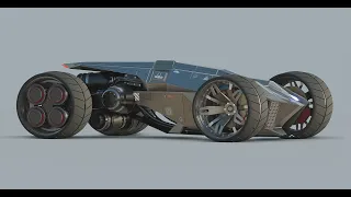 #blender prototype sci-fi interceptor zx9000 - movie clip -