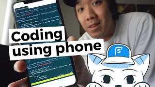 Coding a Full Stack Web App from Scratch ONLY using a Phone📱🙀