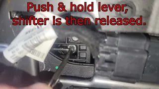 Chevy Volt - Shifter Stuck - Fix