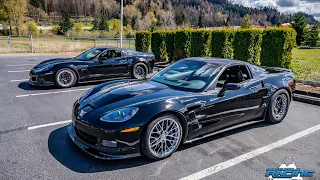 Kong 2650 C6ZR1 vs Twin Turbo C6Z06!!