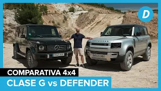 Comparativa 4x4 ¡al límite!: Land Rover Defender vs Mercedes Clase G | Prueba off road | Diariomotor