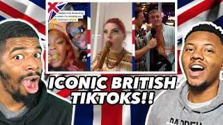 AMERICANS REACT To ICONIC BRITISH TIKTOKS! Hilarious!