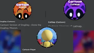 How to get the dogday,catnap,and player badge in smiling critters RP in Roblox #poppyplaytime