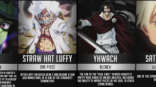 MOST POWERFUL AND STRONGER CHARACTERS IN ANIME HISTORY