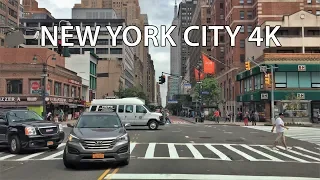 New York City 4K - Empire State Building - Driving Downtown USA