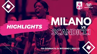 Highlights | Vero Volley Milano 2-3 Scandicci  | 6a giornata ritorno 22-23