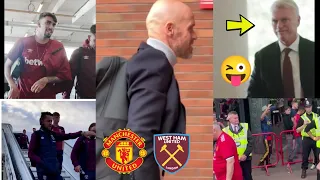 West Ham arrive to be hammered by Manchester United, the humble way as Ten Hag,Antony,Garnacho...