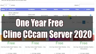 1 Year Free Cline CCcam Server 2020 | 12 Months Free Cline CCcam