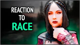 Skyrim ٠ Serana's Reaction to the Race Dovahkiin ( Serana Dialogue Add-On )