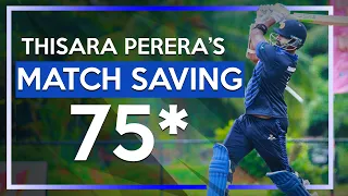 Thisara Perera's Match Saving 75*