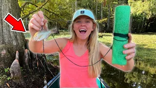 We Used CATFISH NOODLES to Catch The SWAMP MONSTER!!! -- (Catch and Cook!)