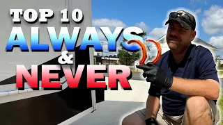 Top 10 Things we ALWAYS & NEVER use! | RV Life