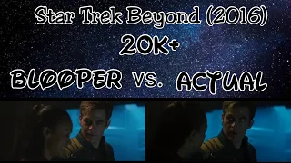Star Trek Beyond (2016) - Bloopers vs. Actual scenes (UPDATED)