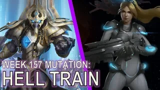 Starcraft II: Co-Op Mutation #157 - Hell Train [I have double life too!]