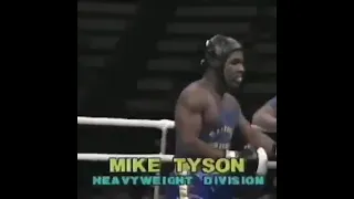 15 year old Mike Tyson with a knockout within 15 SECONDS