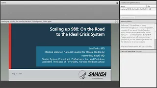 Scaling Up 988: On the Road to the Ideal Crisis System