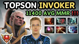 🔥 TOPSON INVOKER Highlights Gameplay 18 KILLS 🔥 Invoker GOD Grandmaster Tier TOPSON - Dota 2