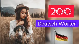 200 Deutsch Wörter mit Foto 🖼️ 200 German words with Pictures Deutsch lernen Deutsch Hören 🇩🇪💐🍁🥀