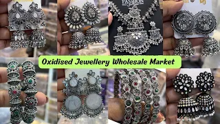 Oxidised Jewellery Wholesale Market Bhuleshwar Mumbai| Bangles Wholesale Market| Navratri Jewellery