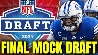 The FINAL 49ers 2024 NFL Mock Draft!