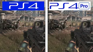 COD Modern Warfare 2 Remastered | PS4 - PS4 Pro | Graphics & FPS Comparison