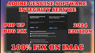 adobe genuine software integrity service pop up fix on imac